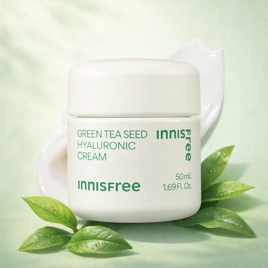 Raventinacosh® Hydrating Facial Cream with Green Tea & Hyaluronic Acid – Lightweight Daily Moisturizer with Ceramide & Squalane for Dry and Sensitive Skin, 50 ml